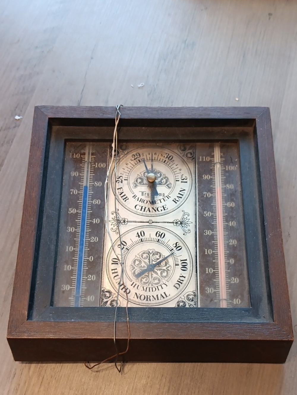 Vintage TruTemp Barometer Weather Center